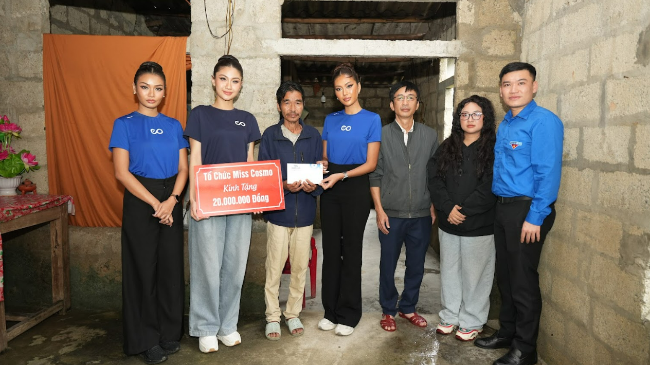 Miss Cosmo hỗ trợ Huế khắc phục hậu quả bão lũ, trao 30 triệu đồng học bổng cho học sinh 1 Anh chup man hinh 2025 11 18 031429