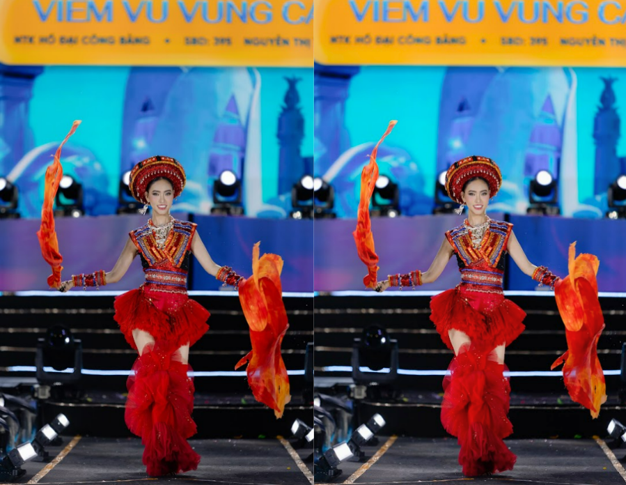 Thiết kế "Mã Vũ Vùng Cao" lấy cảm hứng từ Lễ hội múa ngựa giấy của người Nùng Dín 9 Anh chup man hinh 2025 06 10 192002