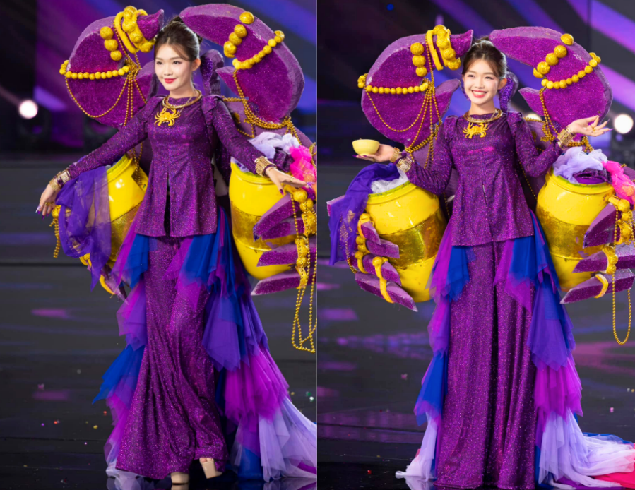 Thiết kế "Mã Vũ Vùng Cao" lấy cảm hứng từ Lễ hội múa ngựa giấy của người Nùng Dín 8 Anh chup man hinh 2025 06 10 193139