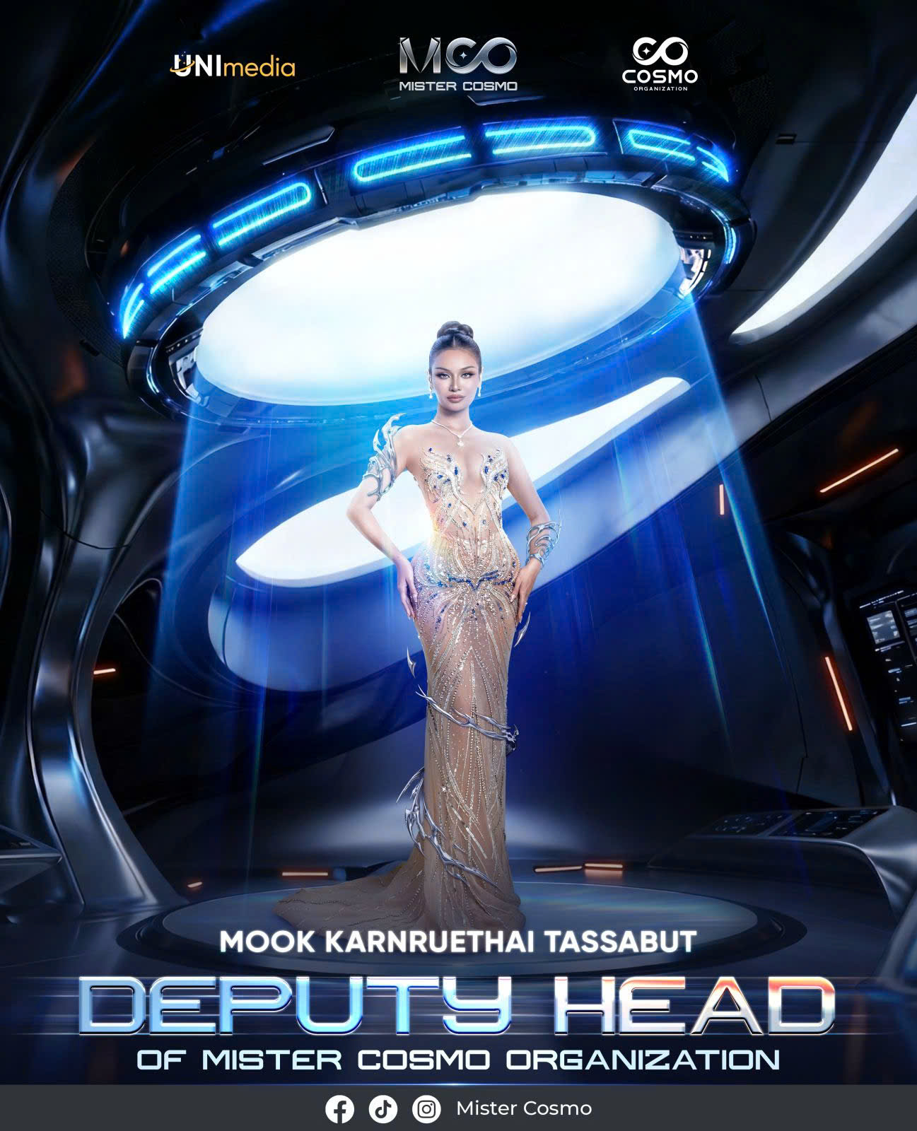 Karnruethai Tassabut - Á hậu MCO 2024 chính thức xuất hiện với vai trò Deputy Head – Phó Ban Tổ Chức của Mister Cosmo.
